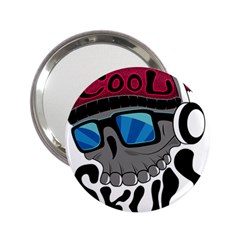 Cool Skull 2 25  Handbag Mirrors by pakminggu