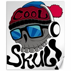 Cool Skull Canvas 8  X 10  by pakminggu