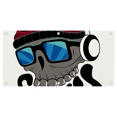 Cool Skull Banner And Sign 4  X 2  by pakminggu