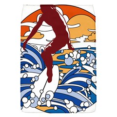 Beach Illustration Summer Beach Surf Waves Removable Flap Cover (s) by pakminggu