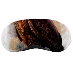 Eagle Art Eagle Watercolor Painting Bird Animal Sleeping Mask