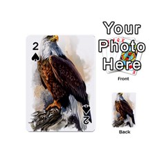 Eagle Art Eagle Watercolor Painting Bird Animal Playing Cards 54 Designs (mini)