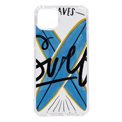 Wave Surfing Surfboard Surfing Iphone 14 Plus Tpu Uv Print Case by pakminggu