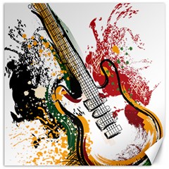 Electric Guitar Canvas 12  X 12  by pakminggu
