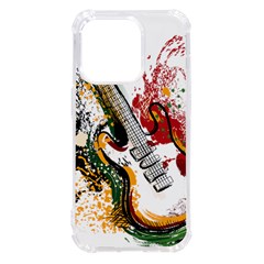 Electric Guitar Iphone 14 Pro Tpu Uv Print Case by pakminggu