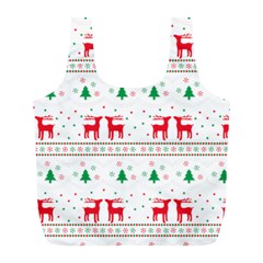 Red Green And Blue Christmas Themed Illustration Full Print Recycle Bag (l) by pakminggu