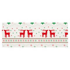 Red Green And Blue Christmas Themed Illustration Banner And Sign 8  X 3  by pakminggu