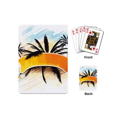 Hawaii Beach Summer Playing Cards Single Design (mini) by pakminggu