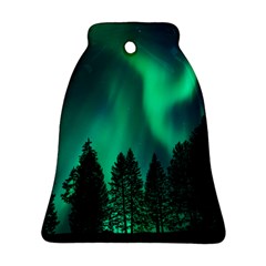 Aurora Northern Lights Phenomenon Atmosphere Sky Ornament (bell) by pakminggu