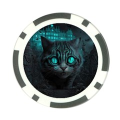 Angry Cat Fantasy Poker Chip Card Guard (10 Pack)