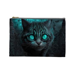 Angry Cat Fantasy Cosmetic Bag (large)