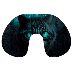 Angry Cat Fantasy Travel Neck Pillow by pakminggu