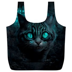 Angry Cat Fantasy Full Print Recycle Bag (xl)