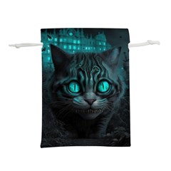 Angry Cat Fantasy Lightweight Drawstring Pouch (s)