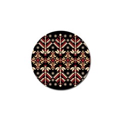 Vector Illustration Of Ukrainian Folk Seamless Pattern Ethnic Ornament Border Element Traditional Golf Ball Marker