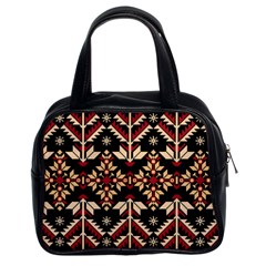Vector Illustration Of Ukrainian Folk Seamless Pattern Ethnic Ornament Border Element Traditional Classic Handbag (two Sides) by pakminggu