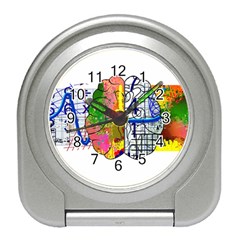 Brain Cerebrum Biology Abstract Travel Alarm Clock