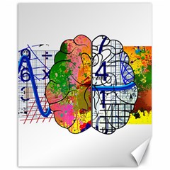 Brain Cerebrum Biology Abstract Canvas 16  X 20 