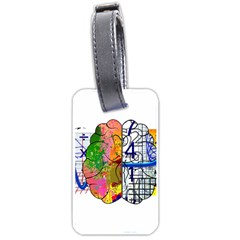 Brain Cerebrum Biology Abstract Luggage Tag (one Side)