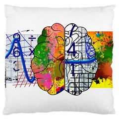 Brain Cerebrum Biology Abstract Large Cushion Case (two Sides) by pakminggu