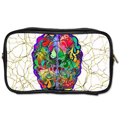 Brain Head Mind Man Silhouette Toiletries Bag (two Sides) by pakminggu