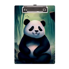 Animal Panda Forest Tree Natural A5 Acrylic Clipboard