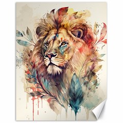 Lion Africa African Art Canvas 18  X 24  by pakminggu