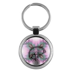 Tourette Syndrome Epilepsy Brain Key Chain (round) by pakminggu