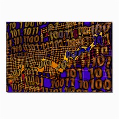 Binary Code Transformation Postcards 5  X 7  (pkg Of 10) by pakminggu