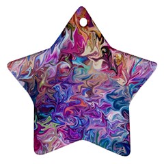 Painted flames Ornament (Star)