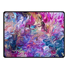 Painted flames Two Sides Fleece Blanket (Small)