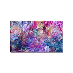 Painted Flames Sticker Rectangular (100 Pack) by kaleidomarblingart