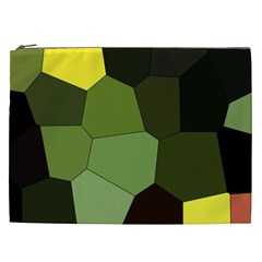 Mosaic Structure Background Tile Cosmetic Bag (xxl) by danenraven