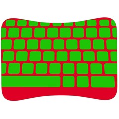 Keyboard Keys Computer Input Pc Velour Seat Head Rest Cushion by danenraven