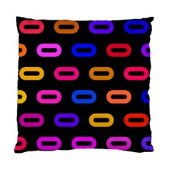 Pattern Background Structure Black Standard Cushion Case (two Sides) by danenraven