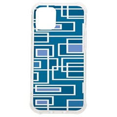 Geometric Rectangle Shape Linear Iphone 12 Mini Tpu Uv Print Case	 by danenraven