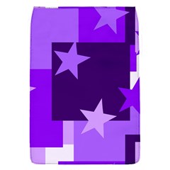 Purple Stars Pattern Shape Removable Flap Cover (s)
