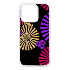 Seamless Halloween Day Of The Dead Iphone 14 Pro Tpu Uv Print Case by danenraven