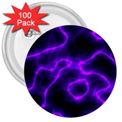Purple Pattern Background Structure 3  Buttons (100 Pack) 