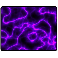 Purple Pattern Background Structure Fleece Blanket (medium) by danenraven