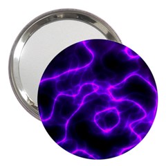 Purple Pattern Background Structure 3  Handbag Mirrors