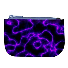 Purple Pattern Background Structure Large Coin Purse by danenraven