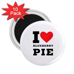 I love blueberry 2.25  Magnets (10 pack)  Front