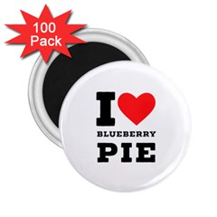 I Love Blueberry 2 25  Magnets (100 Pack)  by ilovewhateva