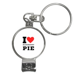 I Love Blueberry Nail Clippers Key Chain by ilovewhateva