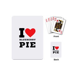 I Love Blueberry Playing Cards Single Design (mini) by ilovewhateva