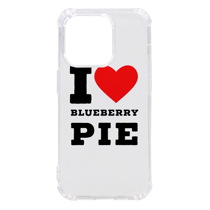 I love blueberry iPhone 14 Pro TPU UV Print Case