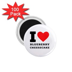 I Love Blueberry Cheesecake  1 75  Magnets (100 Pack)  by ilovewhateva