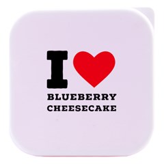 I Love Blueberry Cheesecake  Stacked Food Storage Container by ilovewhateva