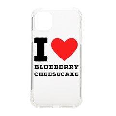 I Love Blueberry Cheesecake  Iphone 11 Tpu Uv Print Case by ilovewhateva